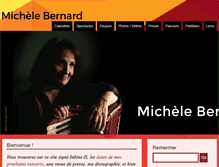 Tablet Screenshot of michelebernard.net